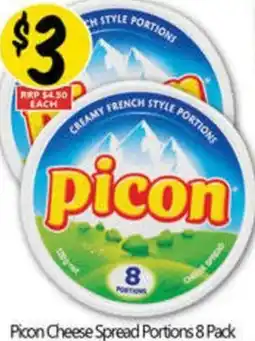 NQR Picon Cheese Spread Portions offer