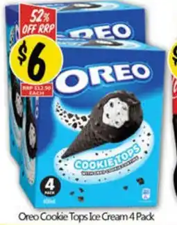 NQR Oreo Cookie Tops Ice Cream offer