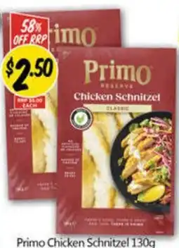 NQR Primo Chicken Schnitzel offer