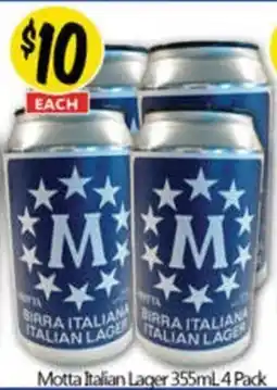 NQR Motta Italian Lager offer
