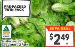 Supa Valu Australian Baby Cos Lettuce offer