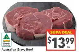 Supa Valu Australian Gravy Beef offer