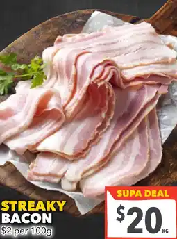Supa Valu Streaky bacon offer