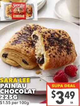 Supa Valu Sara lee pain au chocolat offer