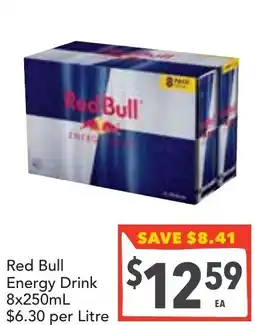 Supa Valu Red Bull Energy Drink offer