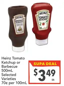 Supa Valu Heinz Tomato Ketchup or Barbecue offer