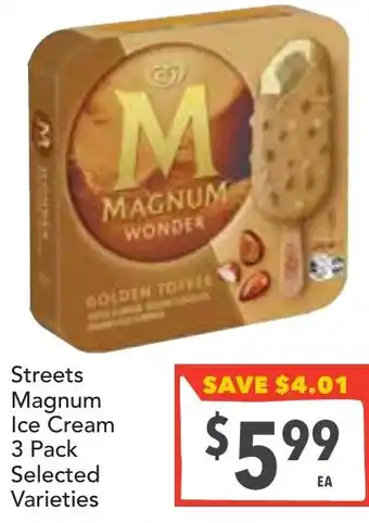 Supa Valu Streets Magnum Ice Cream offer