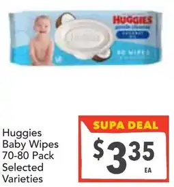 Supa Valu Huggies Baby Wipes offer