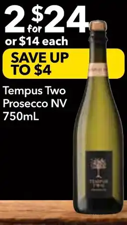 Supa Valu Tempus Two Prosecco NV offer