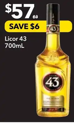 Supa Valu Licor 43 offer