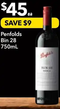 Supa Valu Penfolds Bin 28 offer