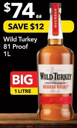 Supa Valu Wild Turkey 81 Proof offer