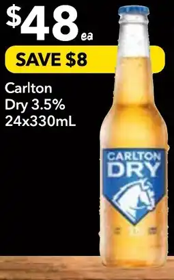 Supa Valu Carlton Dry 3.5% offer