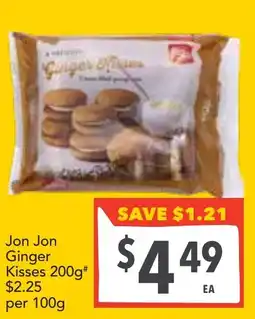 Supa Valu Jon Jon Ginger Kisses offer