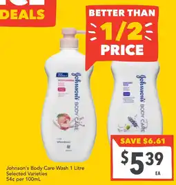 Supa Valu Johnson's Body Care Wash offer