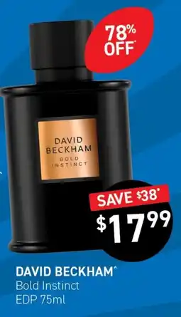 Chemist King DAVID BECKHAM Bold Instinct EDP offer