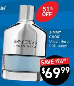 Chemist King Jimmy choo urban hero edp offer