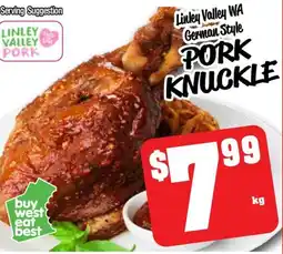 Farmer Jack's Pork knuckle offer