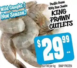 Farmer Jack's King prawn cutlets offer