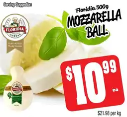 Farmer Jack's Mozzarella ball offer