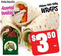 Farmer Jack's Wraps offer