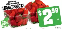 Farmer Jack's Strawberries offer