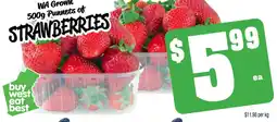 Farmer Jack's Strawberries offer