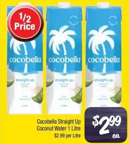 Farmer Jack's Cocobella Straight Up Coconut Water offer