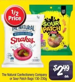 Farmer Jack's The Natural Confectionery Company or Sour Patch Bags offer