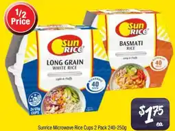 Farmer Jack's Sunrice Microwave Rice Cups 2 Pack offer