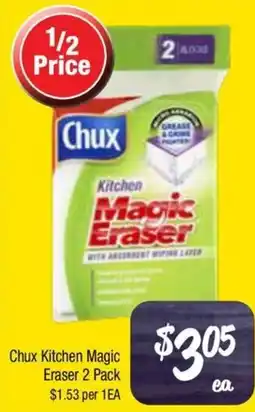 Farmer Jack's Chux Kitchen Magic Eraser offer