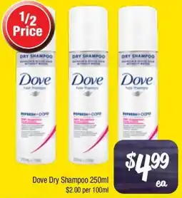 Farmer Jack's Dove Dry Shampoo offer