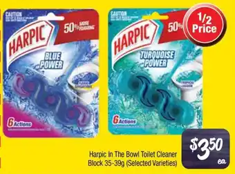 Farmer Jack's Harpic In The Bowl Toilet Cleaner Block offer