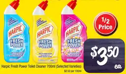 Farmer Jack's Harpic Fresh Power Toilet Cleaner offer