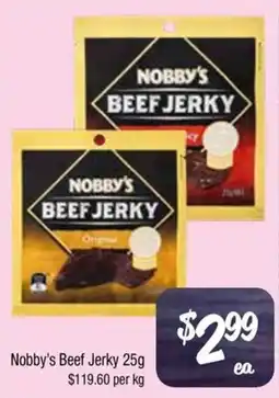 Farmer Jack's Nobby's Beef Jerky offer