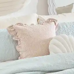Pillow Talk Avery Ruffle Square Cushion by M.U.S.E offer