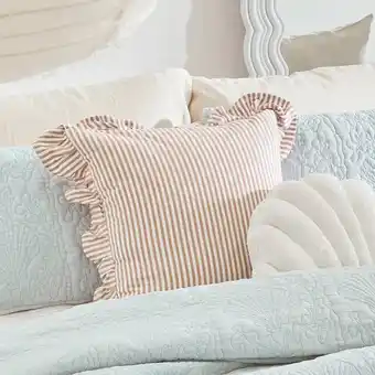 Pillow Talk Avery Ruffle Square Cushion by M.U.S.E offer