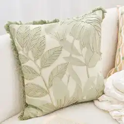 Pillow Talk Elowen Embroidered Square Cushion by Habitat offer
