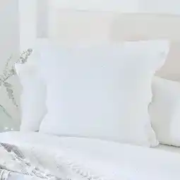 Pillow Talk Waffle European Pillowcase by M.U.S.E offer
