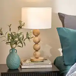 Pillow Talk Terrance Wood Table Lamp by M.U.S.E offer