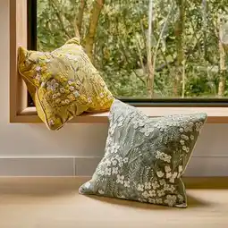 Pillow Talk Lily Fields Square Cushion by Habitat offer
