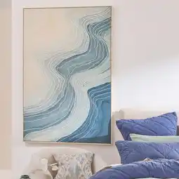 Pillow Talk Tides of Tranquility Canvas Wall Art by M.U.S.E offer