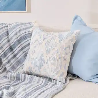 Pillow Talk Anahita Embroidered Square Cushion by Habitat offer