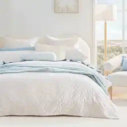 Pillow Talk Hollis Palm Quilt Cover Set by Habitat offer