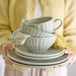 Pillow Talk Arden 12 Piece Stoneware Dinner Set by M.U.S.E offer