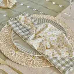 Pillow Talk Daisy Husk Placemat by Habitat offer
