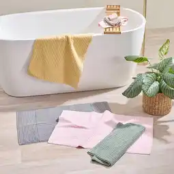 Pillow Talk Patara Towelling Bath Mat by The Cotton Company offer