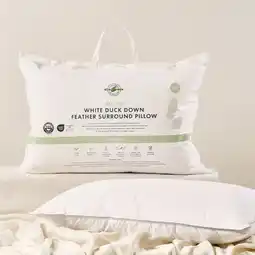 Pillow Talk 30/70 Duck Down Feather Surround Medium Pillow by Greenfirst offer