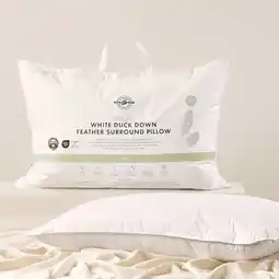 Pillow Talk 30/70 Duck Down Feather Surround Soft Pillow by Greenfirst offer