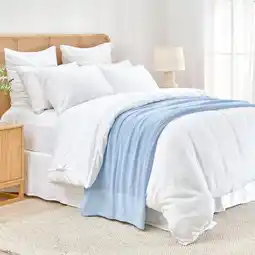 Pillow Talk 245gsm Cotton Cellular Blanket by Essentials offer